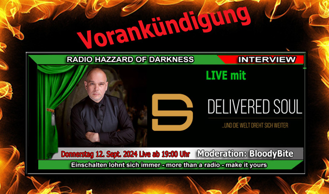 Live-Interview am 12.9.2024 ab 19 Uhr auf Radio Hazzard of Darkness